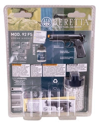 BERETTA 92FS SPRING AIRSOFT - BLACK BERETTA 92FS SPRING AIRSOFT - BLACK